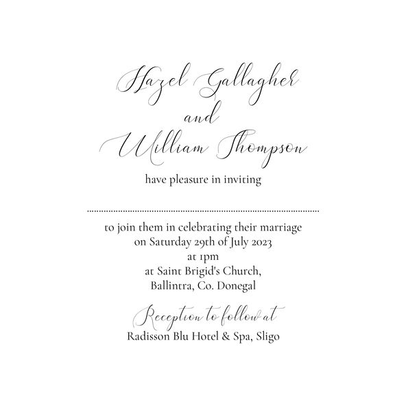 Wedding fonts for invitations cards