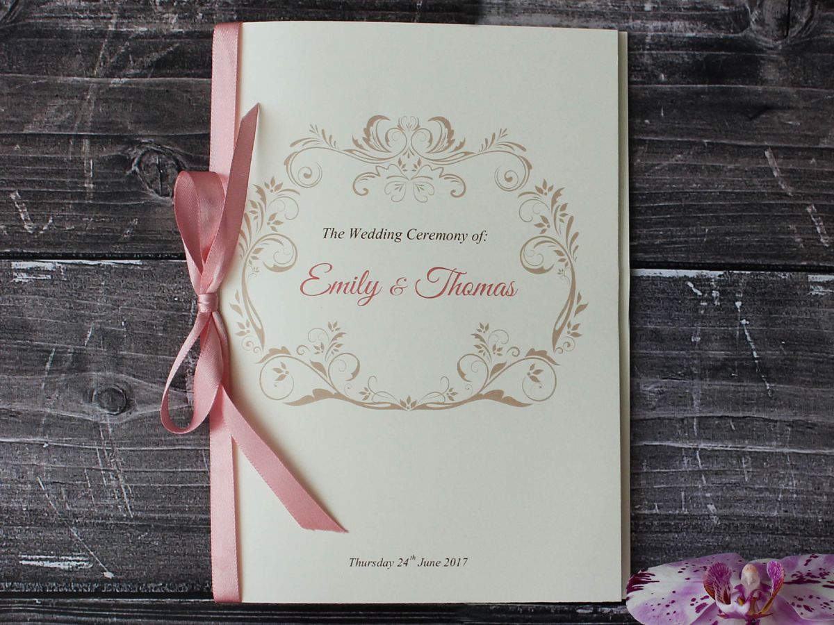 Wedding Ceremony Booklets