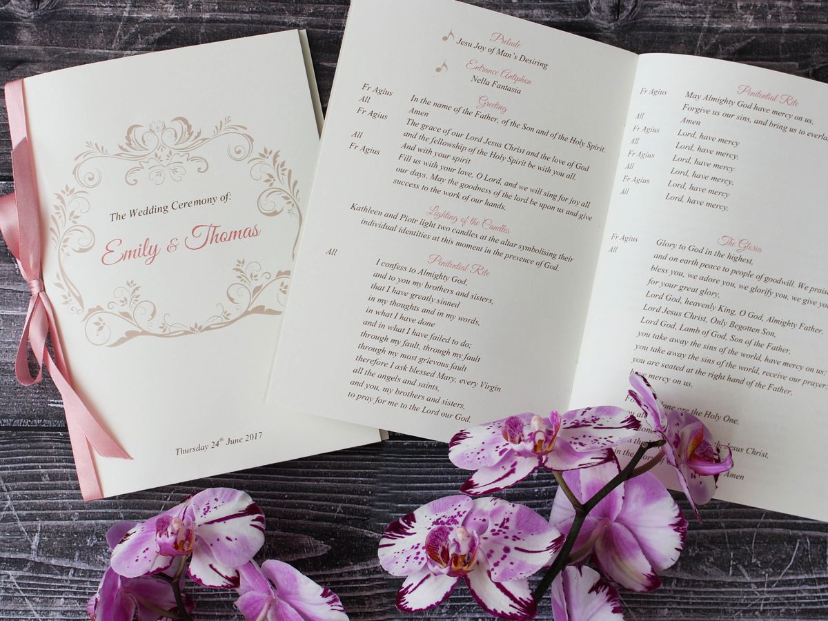 Wedding Ceremony Booklets