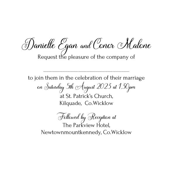 Wedding fonts for invitations cards