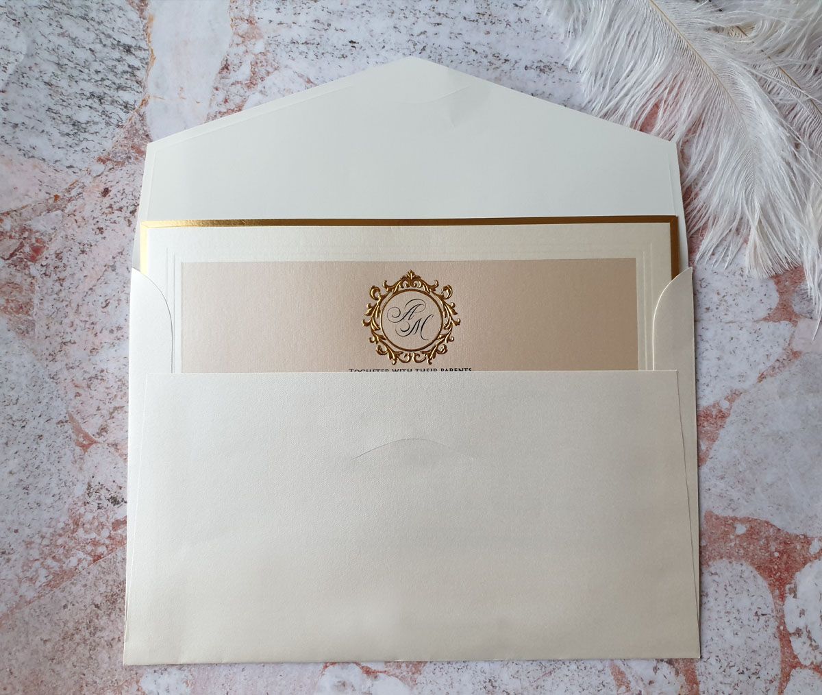 timeless elegance wedding invitations